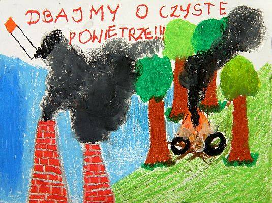 Grafika #10: Rozstrzygnięcie konkursu plastycznego dla szkół pod hasłem Dbam o czyste powietrze