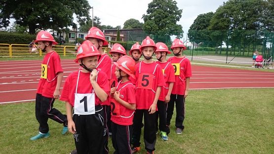 Grafika #6: Powiatowe Zawody Sportowo – Pożarnicze Młodzieżowych Drużyn Pożarniczych Powiatu Lęborskiego.