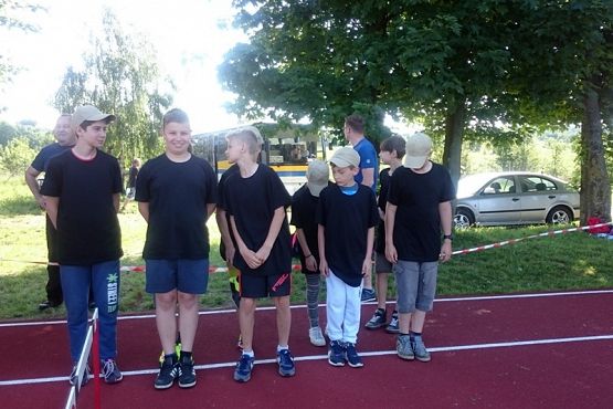 Grafika #9: Powiatowe Zawody Sportowo – Pożarnicze Młodzieżowych Drużyn Pożarniczych Powiatu Lęborskiego.