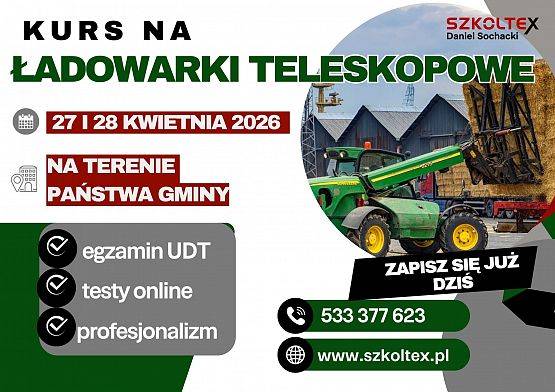Grafika 3: 27 kwietnia szkolenie chemizacyjne uzupełniające (ze stosowania środków ochrony roślin)